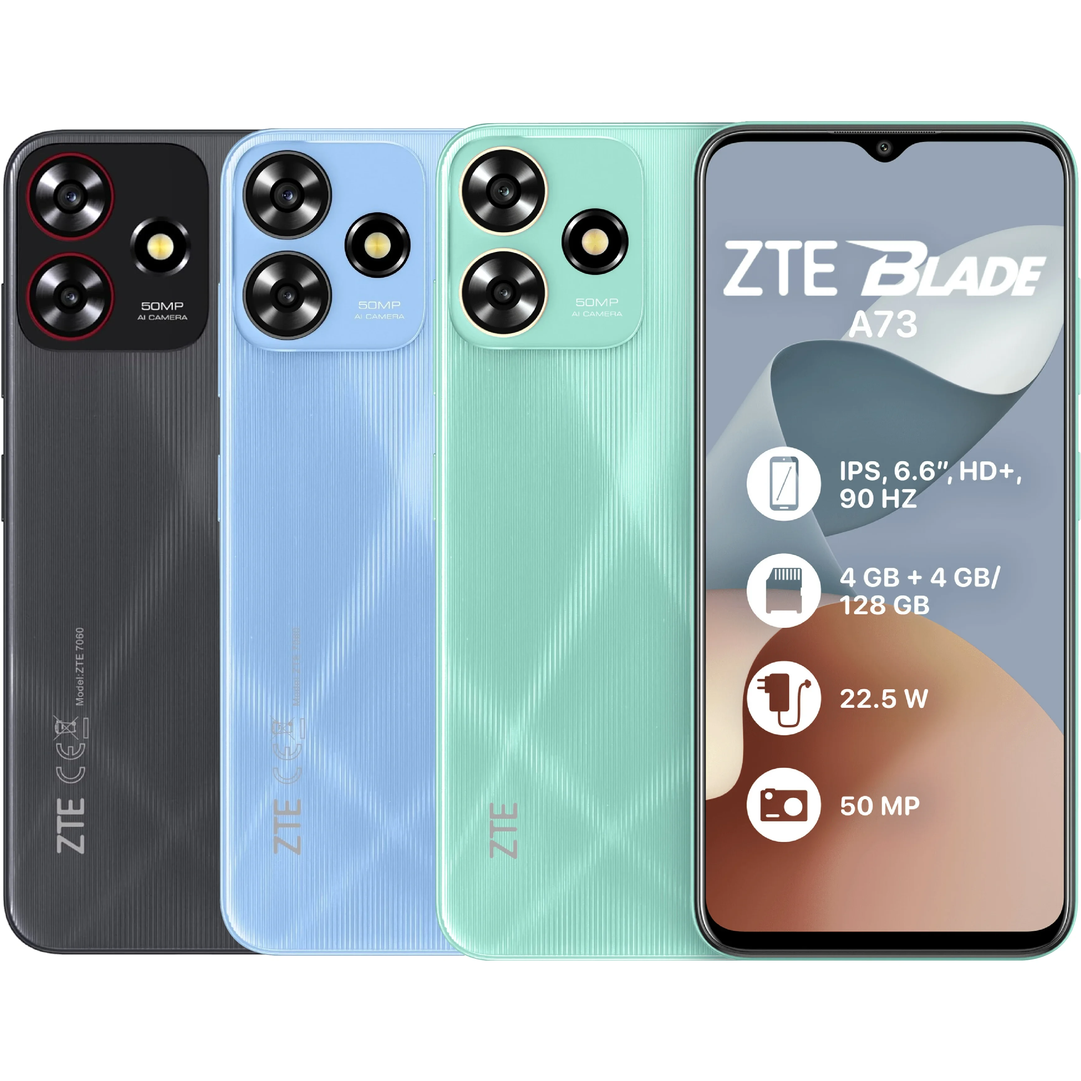 ZTE Blade A73 5G - 6.6" - 50MP - 5000mAh